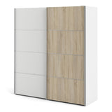 Verona 180cm Sliding Wardrobe with 2 Shelves