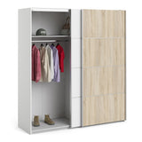 Verona 180cm Sliding Wardrobe with 2 Shelves