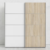 Verona 180cm Sliding Wardrobe with 2 Shelves