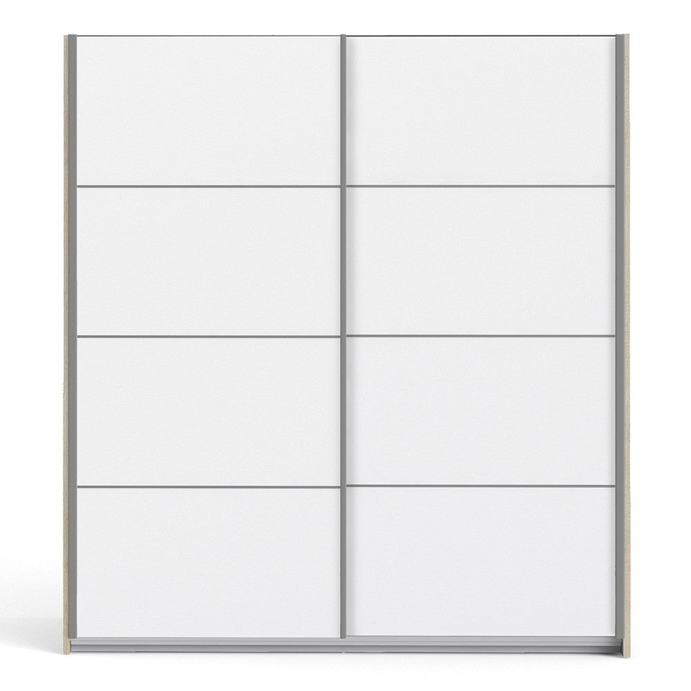 Verona 180cm Sliding Wardrobe with 2 Shelves