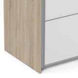 Verona 180cm Sliding Wardrobe with 2 Shelves