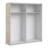 Verona 180cm Sliding Wardrobe with 2 Shelves