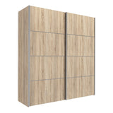 Verona 180cm Sliding Wardrobe with 2 Shelves