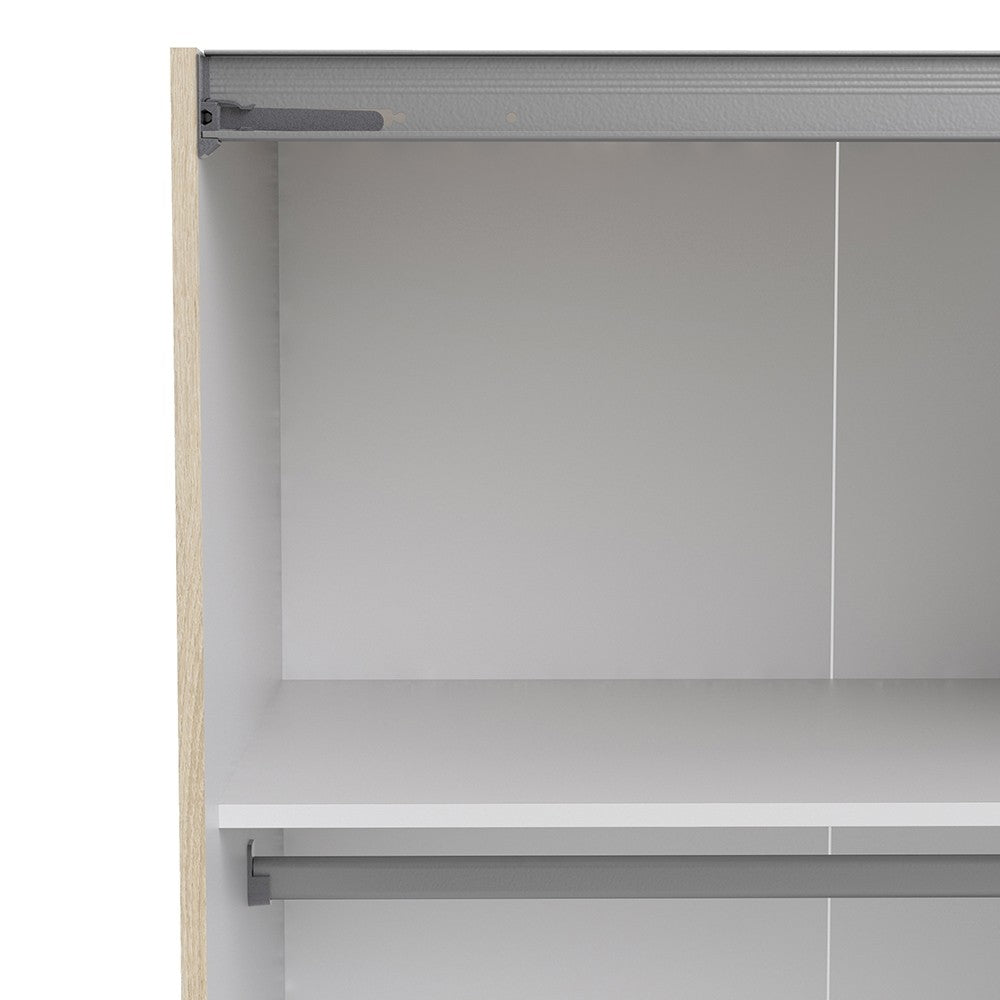 Verona 180cm Sliding Wardrobe with 2 Shelves