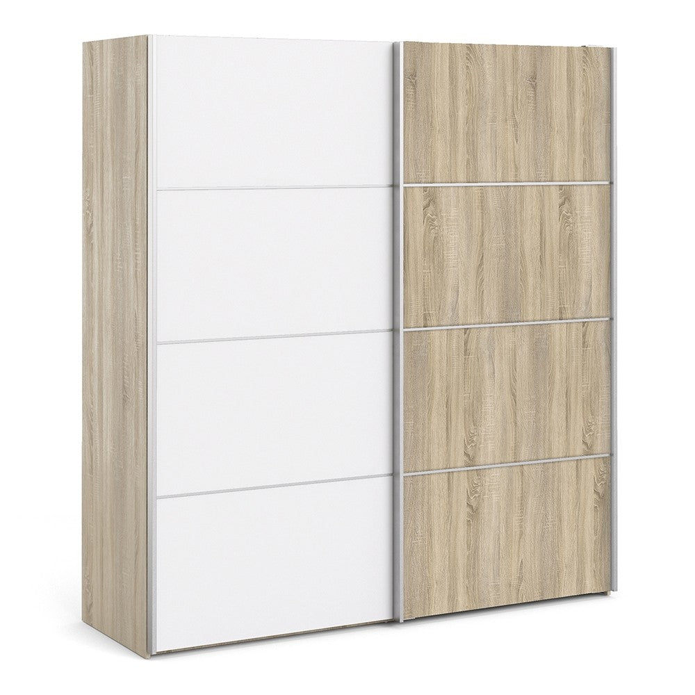 Verona 180cm Sliding Wardrobe with 2 Shelves