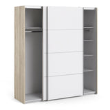 Verona 180cm Sliding Wardrobe with 5 Shelves