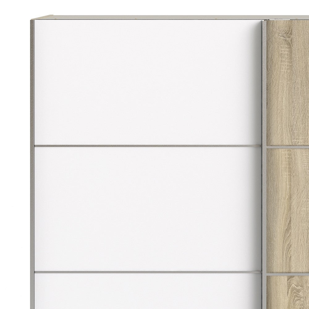 Verona 180cm Sliding Wardrobe with 5 Shelves