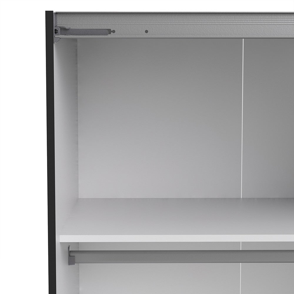 Verona 180cm Sliding Wardrobe with 2 Shelves