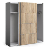 Verona 180cm Sliding Wardrobe with 2 Shelves