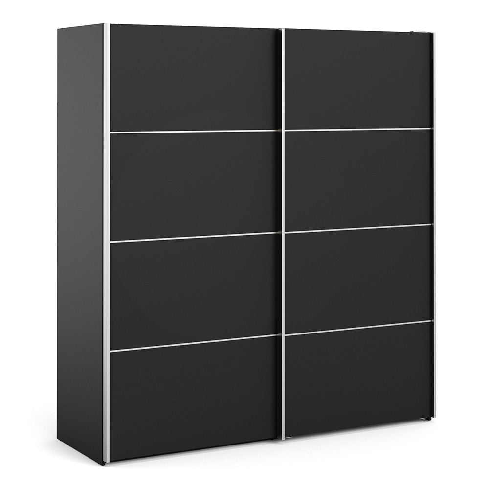 Verona 180cm Sliding Wardrobe with 5 Shelves