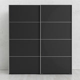 Verona 180cm Sliding Wardrobe with 5 Shelves