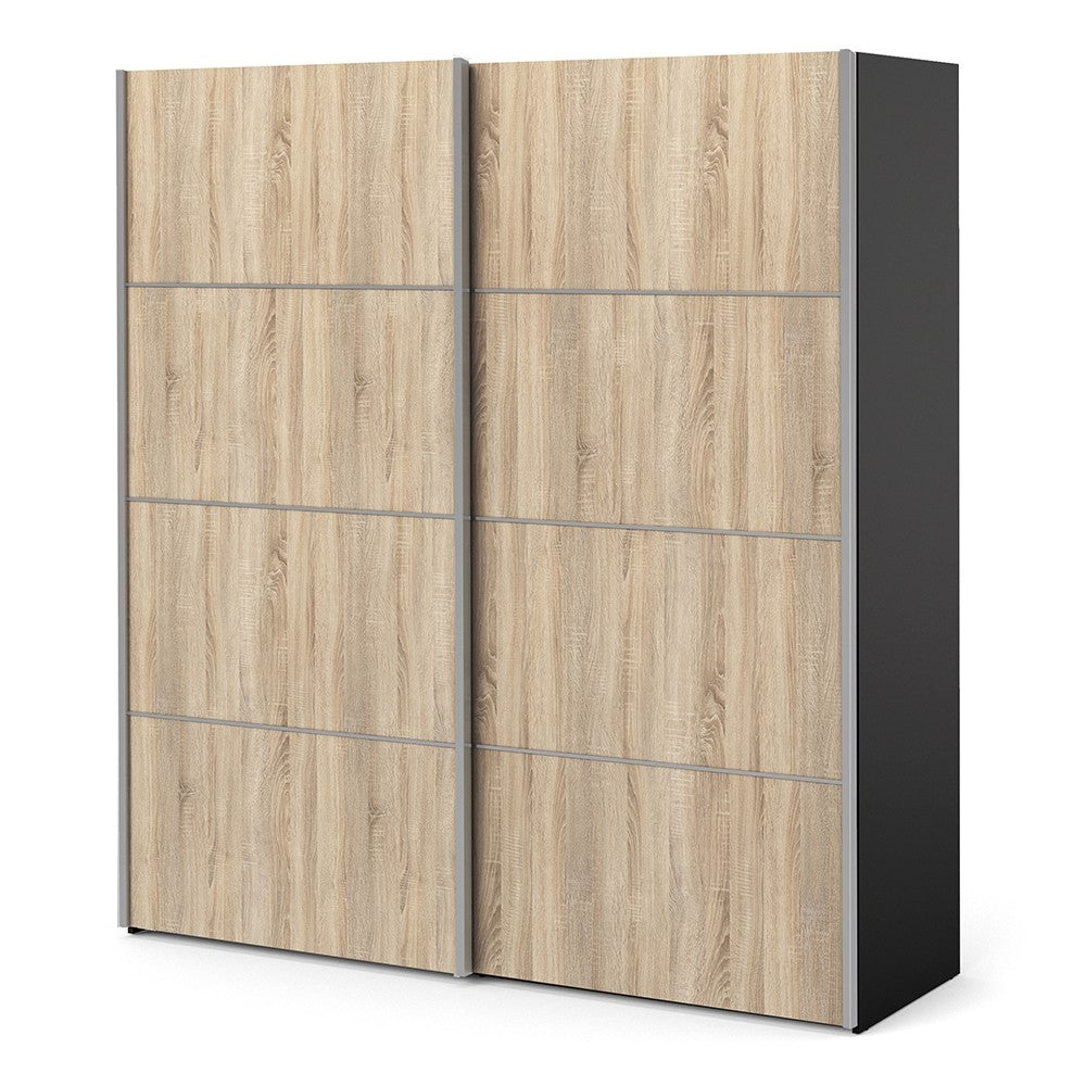 Verona 180cm Sliding Wardrobe with 5 Shelves