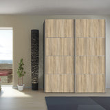 Verona 180cm Sliding Wardrobe with 5 Shelves