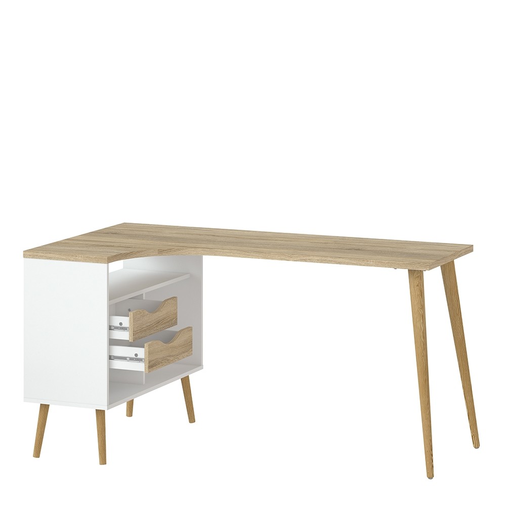 Oslo 2 Drawer Desk