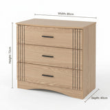 Tessa 3 Drawer Chest of Drawers