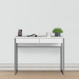 Function Oak Plus Desk with 2 Drawers