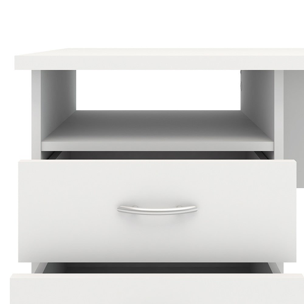 Function Plus Desk with 3 Drawers