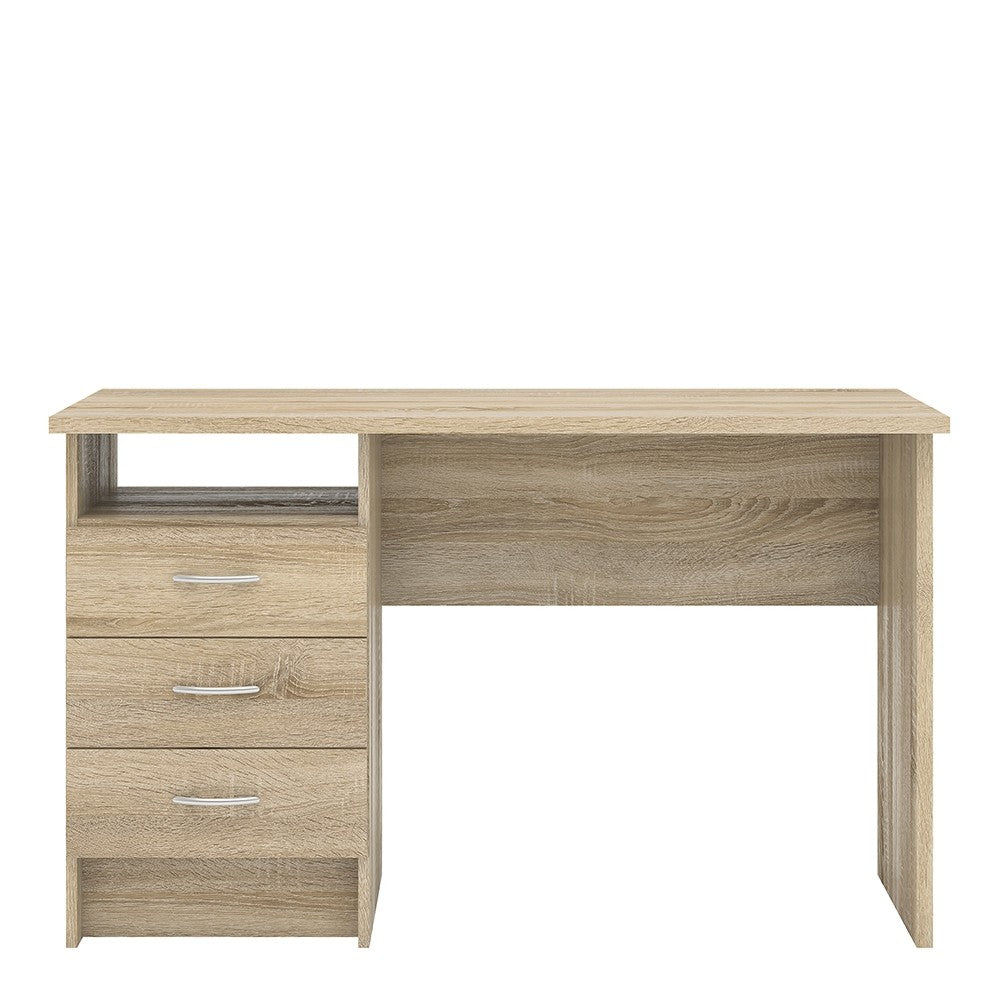 Function Plus Desk with 3 Drawers