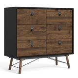 Winslow Rustic Double Chest of 6 Drawers