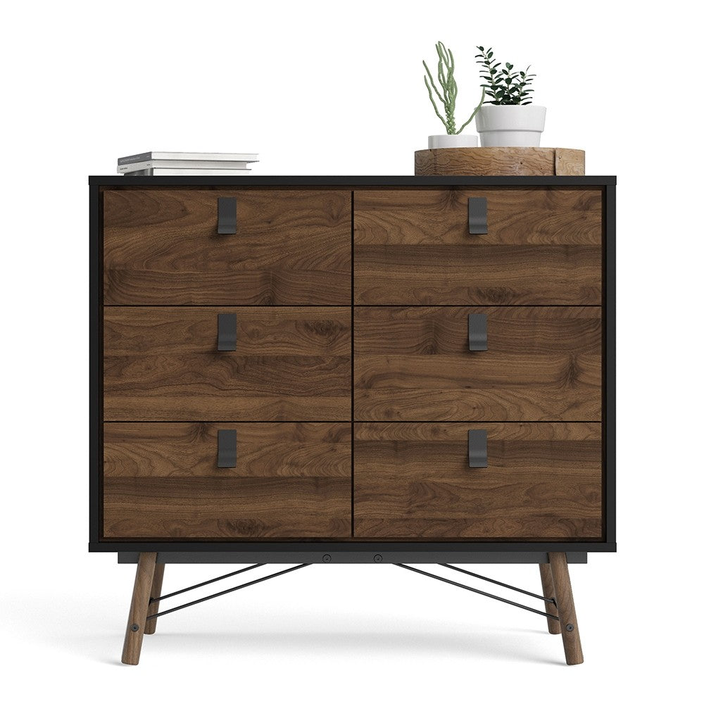 Winslow Rustic Double Chest of 6 Drawers