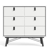 Winslow Rustic Double Chest of 6 Drawers