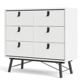 Winslow Rustic Double Chest of 6 Drawers