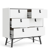 Winslow Rustic Double Chest of 6 Drawers