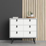 Winslow Rustic Double Chest of 6 Drawers