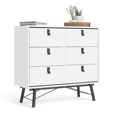 Winslow Rustic Double Chest of 6 Drawers