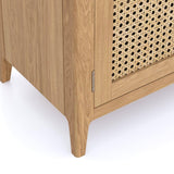 Cypress 2 Door Rattan Cabinet