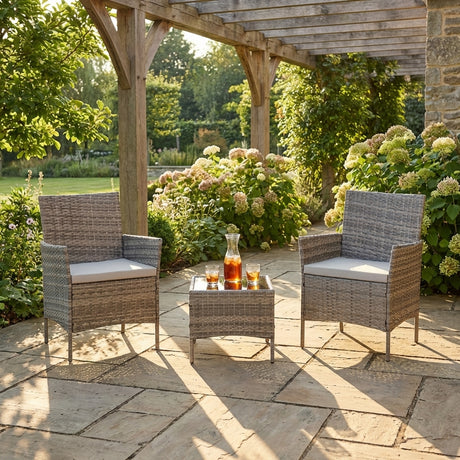 Willow 3 Piece Garden Furniture Set Rattan