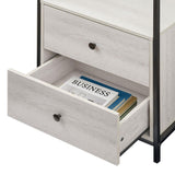 Alva Open Wardrobes with 2 Drawers & 4 Shelves Set