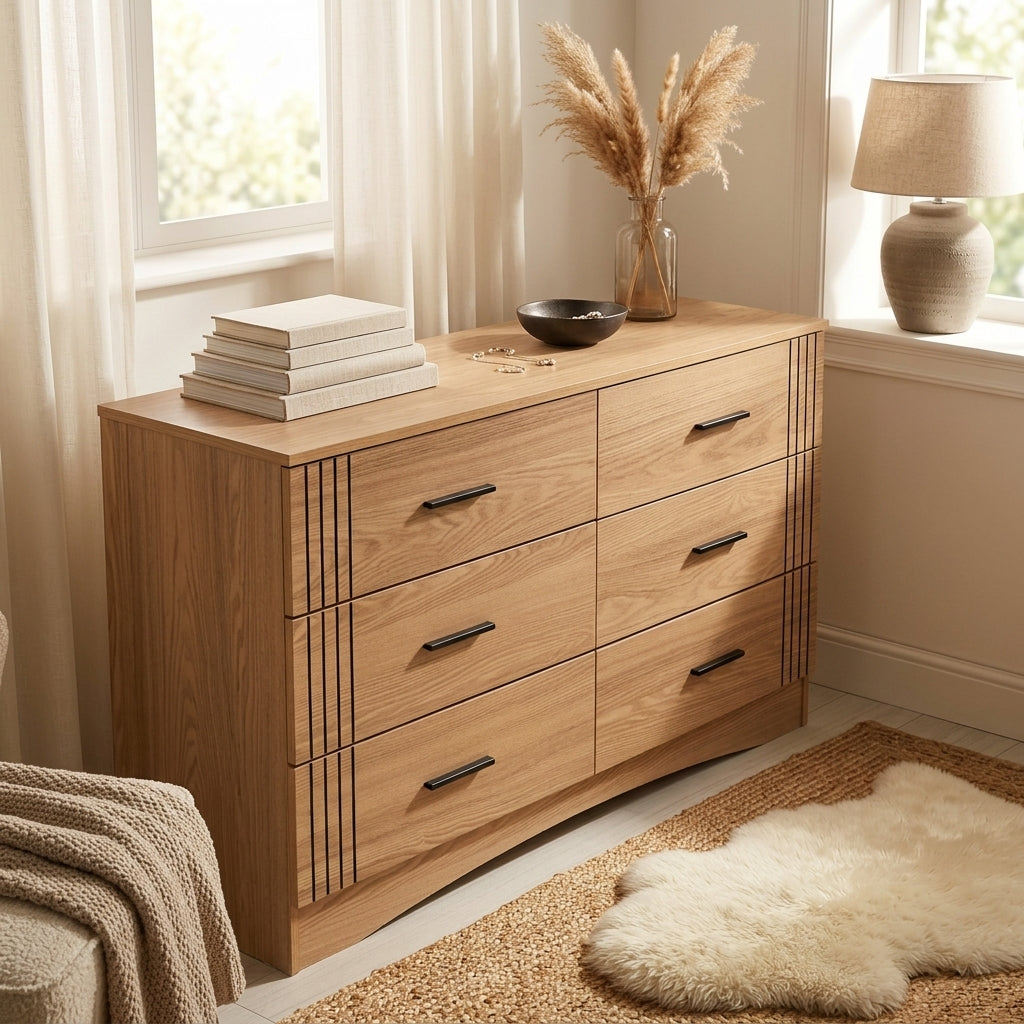 Tessa 6 Drawer Chest of Drawers