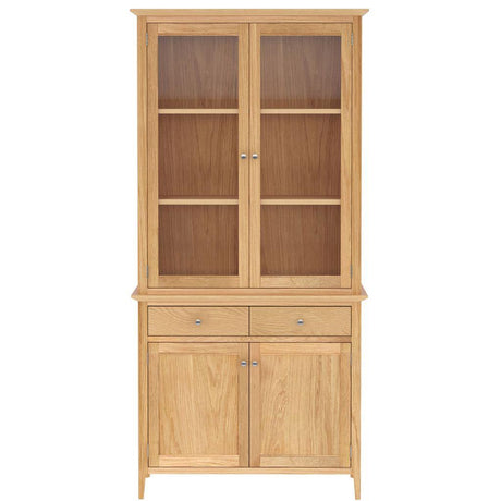 Saxon 4 Door 2 Drawer Display Cabinet