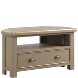 Acadia 1 Drawer Open Shelf Corner TV Unit