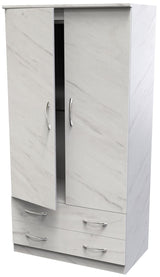 Avon Wide 2 Door 2 Drawer Double Wardrobe