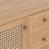 Cypress 2 Door 3 Drawer Large Rattan Sideboard
