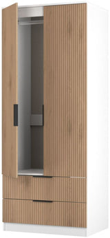 Java 2 Drawer 2 Door Double Wardrobe