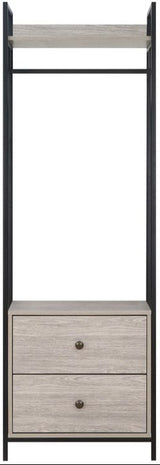 Alva Open Wardrobe with 2 Drawers