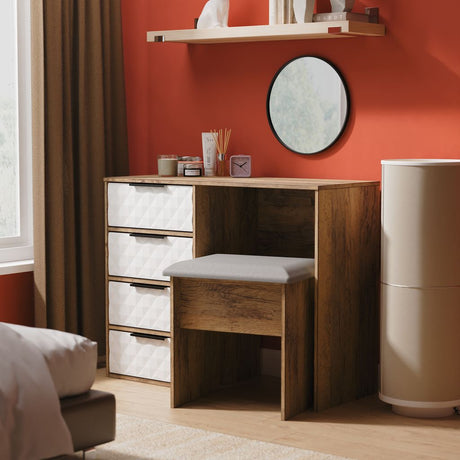 Harlequin 4 Drawer Pedestal Desk