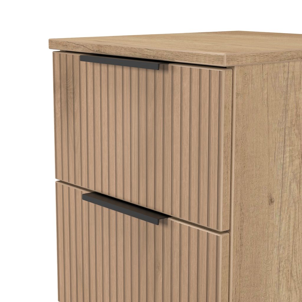 Java 3 Drawer Bedside Table