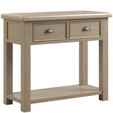 Acadia 2 Drawer Open Shelf Console Table