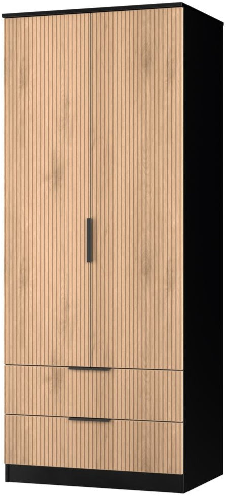 Java 2 Drawer 2 Door Double Wardrobe