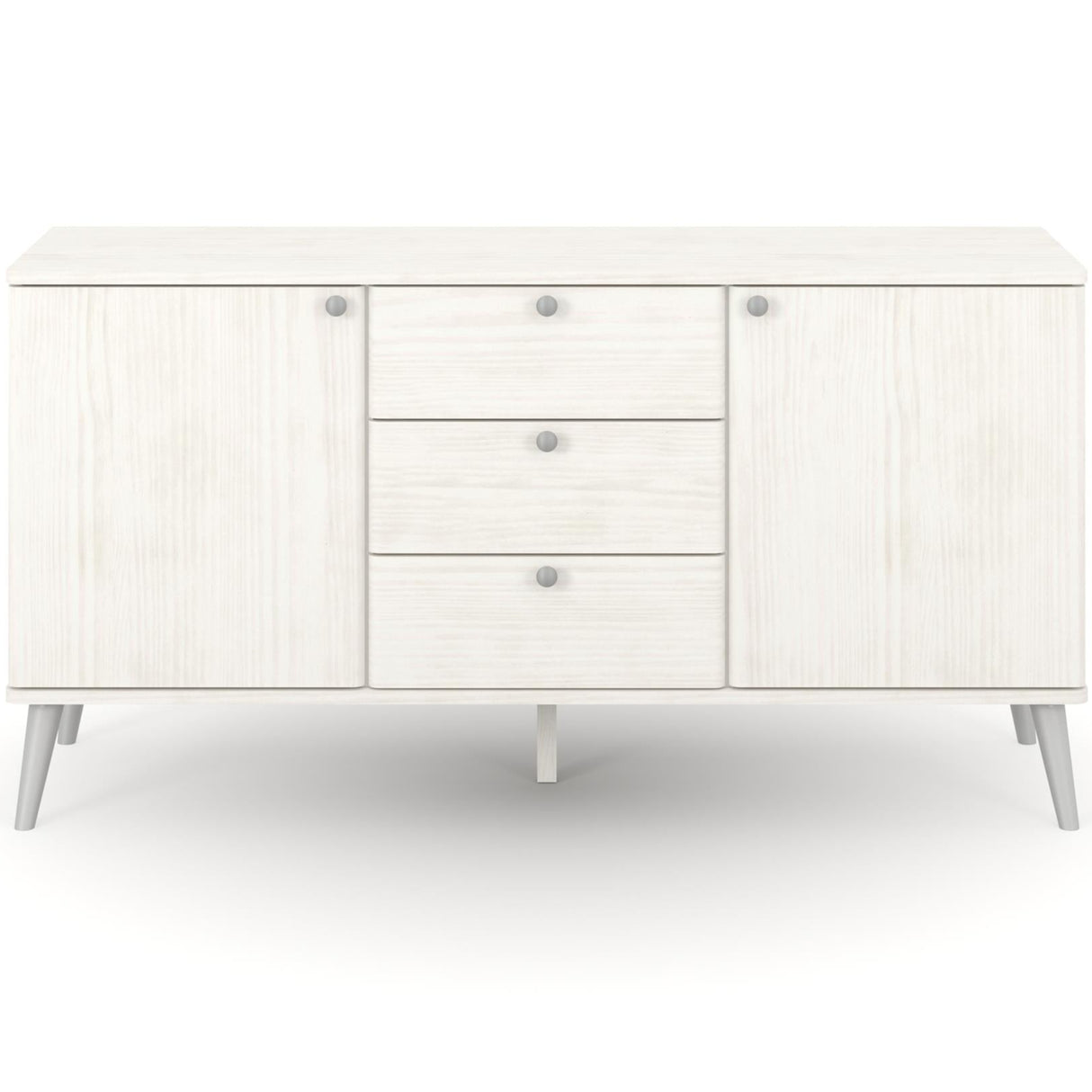 Augusta Curved 2 Door 3 Drawer Sideboard
