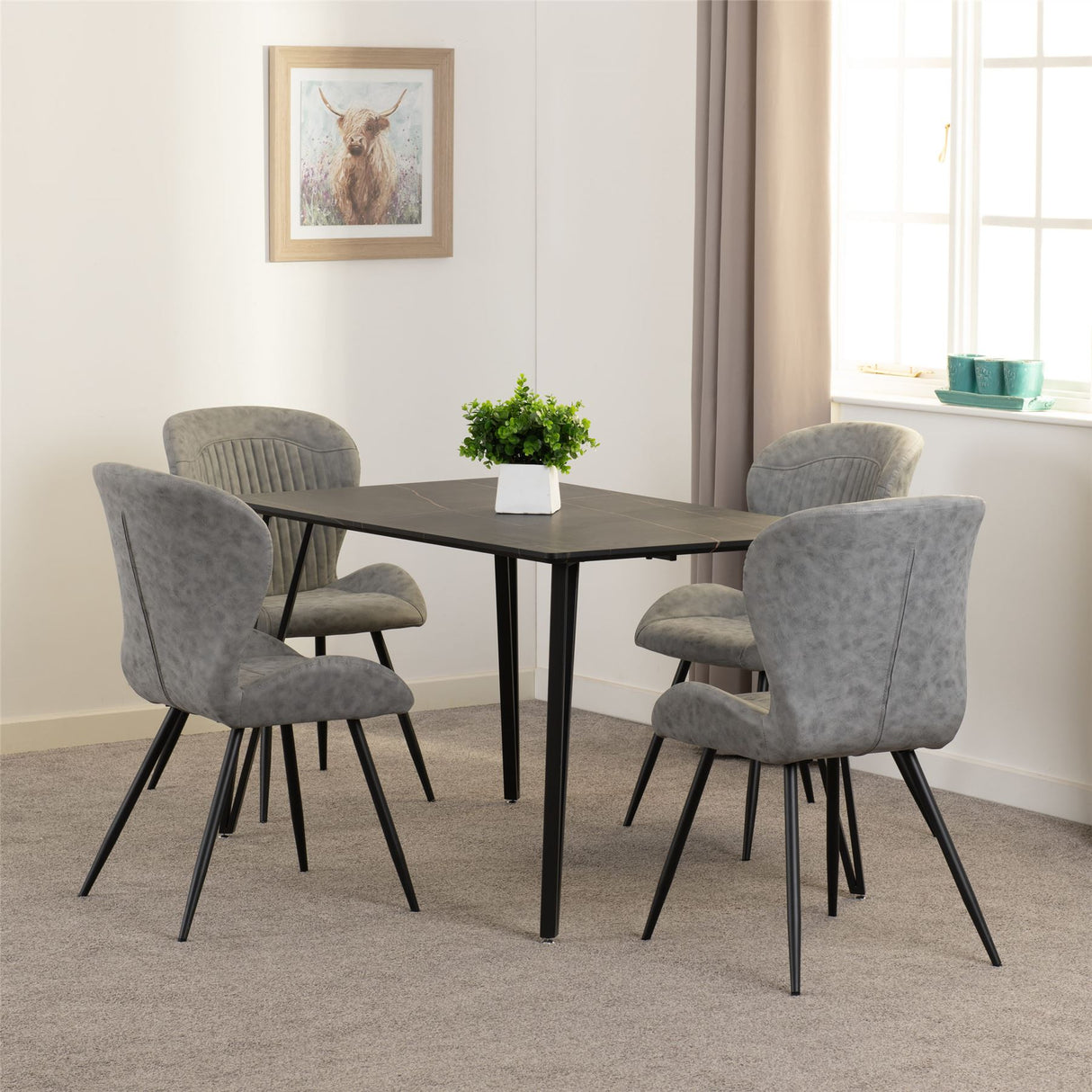 Marlow Dining Set with Quebec Chairs