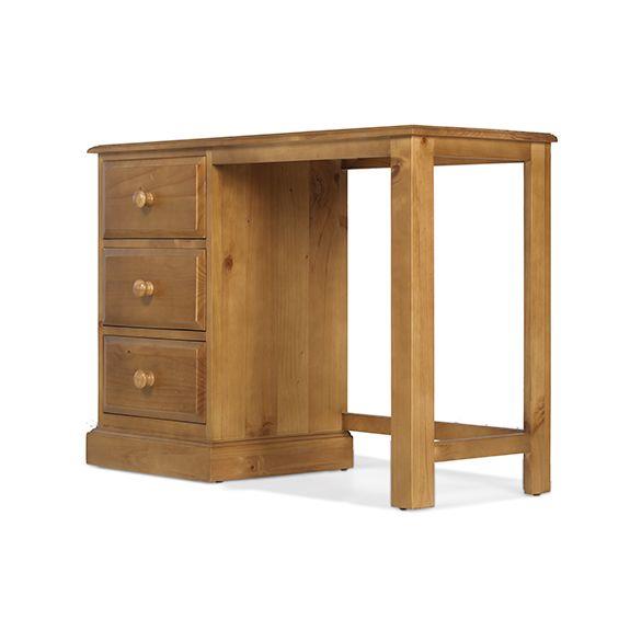 Maple 3 Drawer Pedestal Dressing Table
