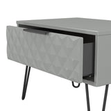 Harlequin 1 Drawer Midi Chest with Black Hairpin Legs
