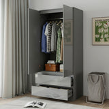 Soho 2 Door 2 Drawer Double Wardrobe