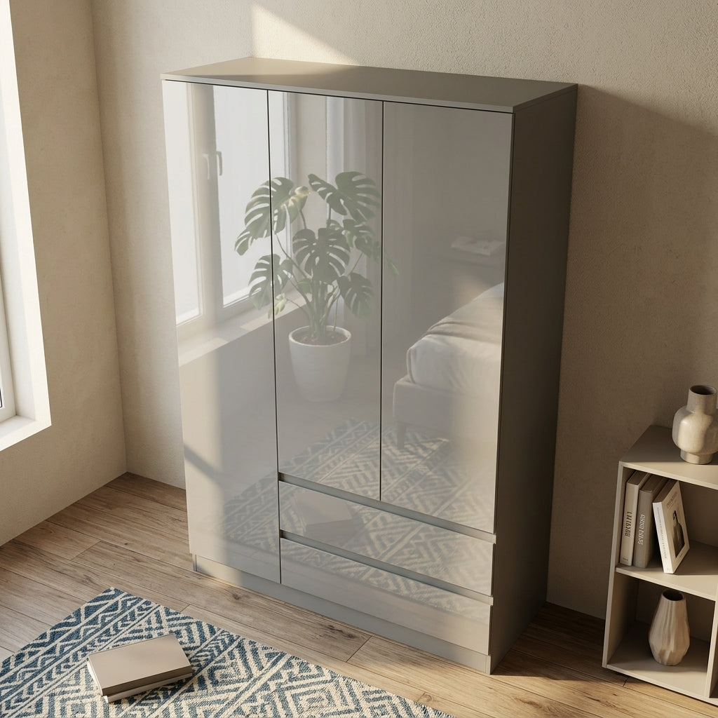 Soho 3 Door 2 Drawer Triple Wardrobe