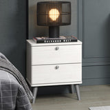 Augusta Curved 2 Drawer Bedside Table
